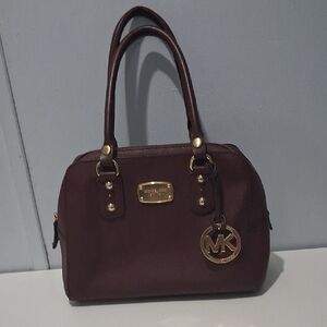 Michael Kors Dark Red Satchel